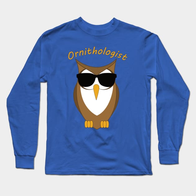 cool ornithologist Long Sleeve T-Shirt by SpassmitShirts